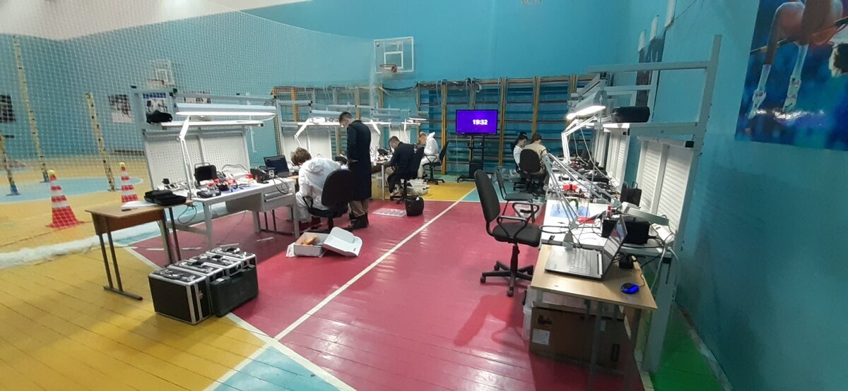 Застройка площадки межрегионального конкурса профессионального мастерства «Quadrolife» в Самаре ГБПОУ «СТАПМ им. Д. И. Козлова»