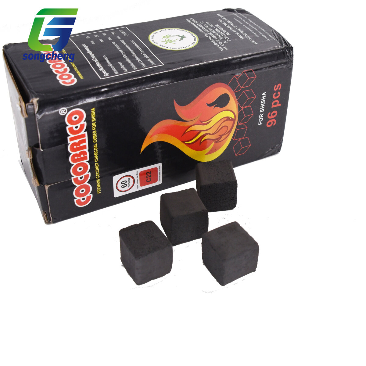 древесный прессованный для кальяна