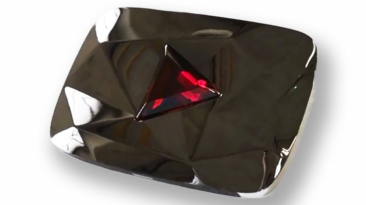 Красная бриллиантовая кнопка 