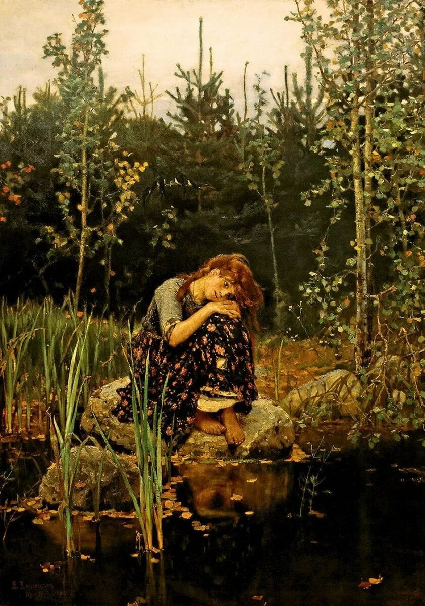 "Алёнушка" В.Васнецов