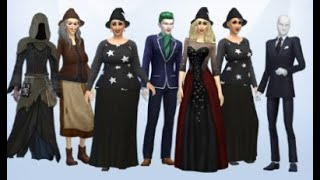 Семья Страшилок и Злодеев.  The Sims 4.