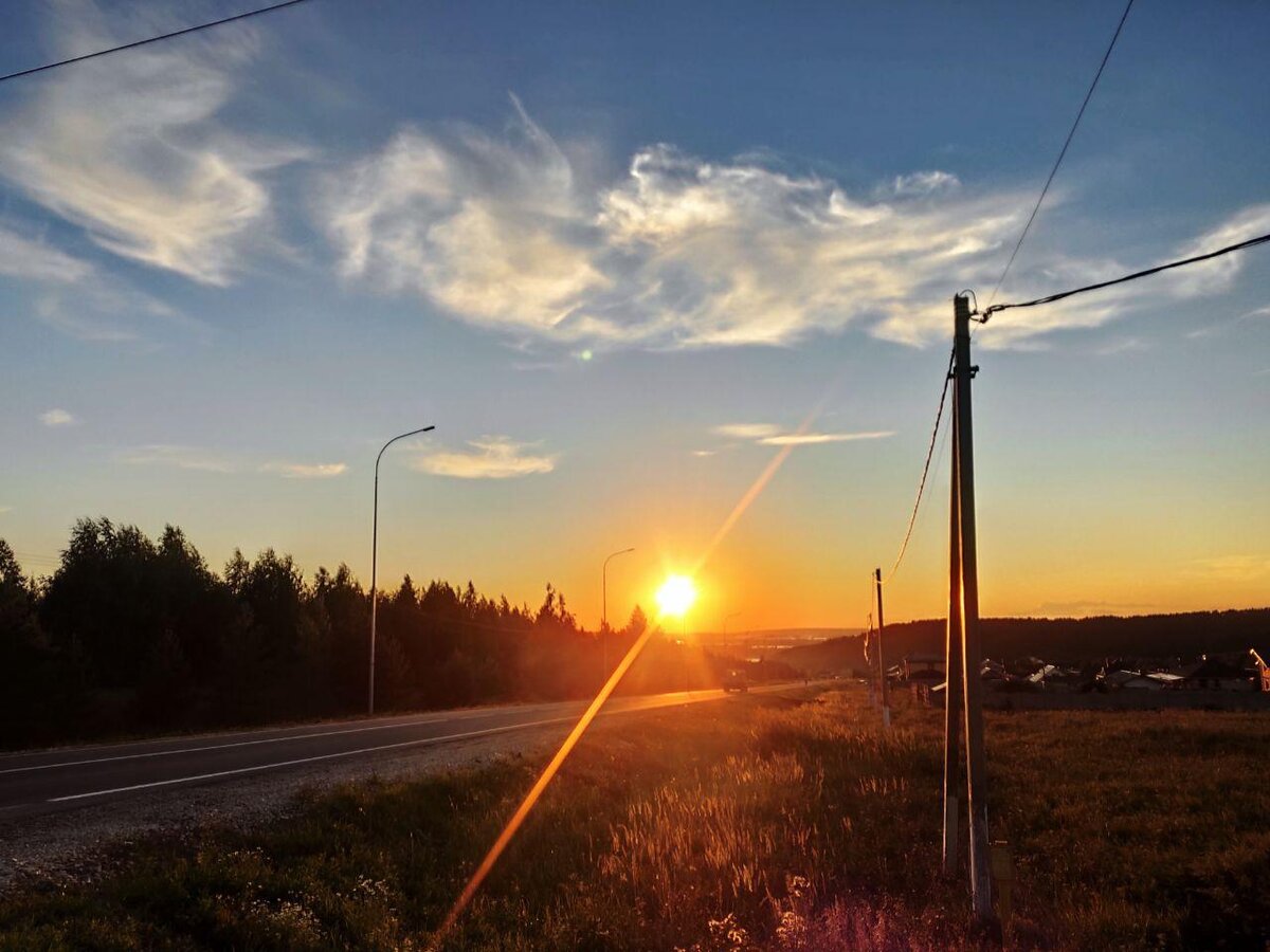Дорога в сторону Введенской Слободы