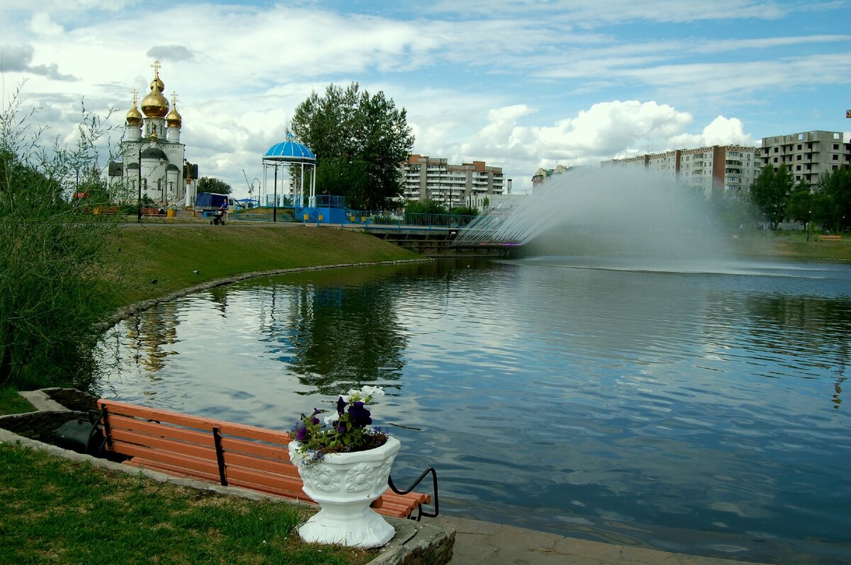 Абакан фонтан Преображенский