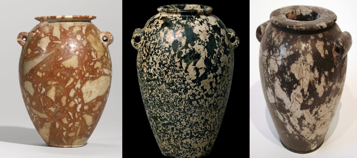  Диоритовые вазы