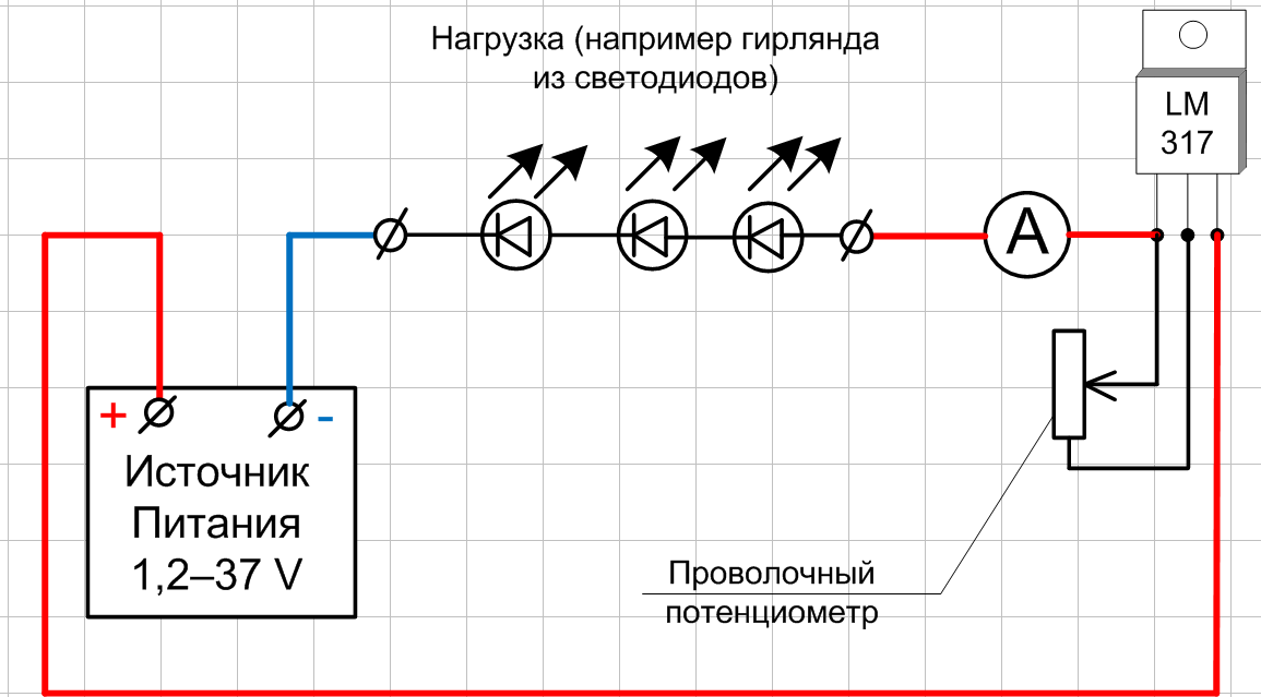 Как самому изготовить стабилизатор тока для светодиодов: схемы