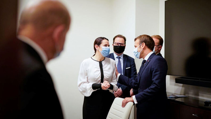 Тихановская и Макрон