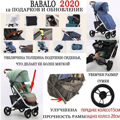 Технические характеристики коляски Babalo 2020