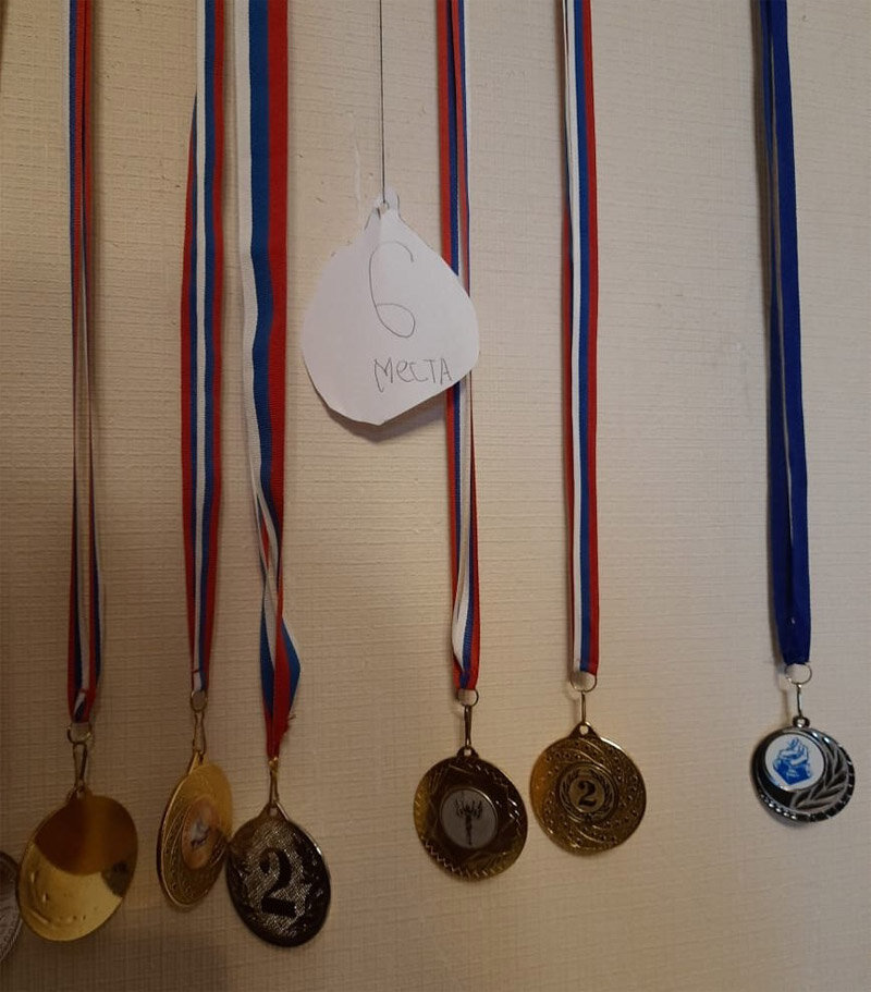 Медали моей дочки