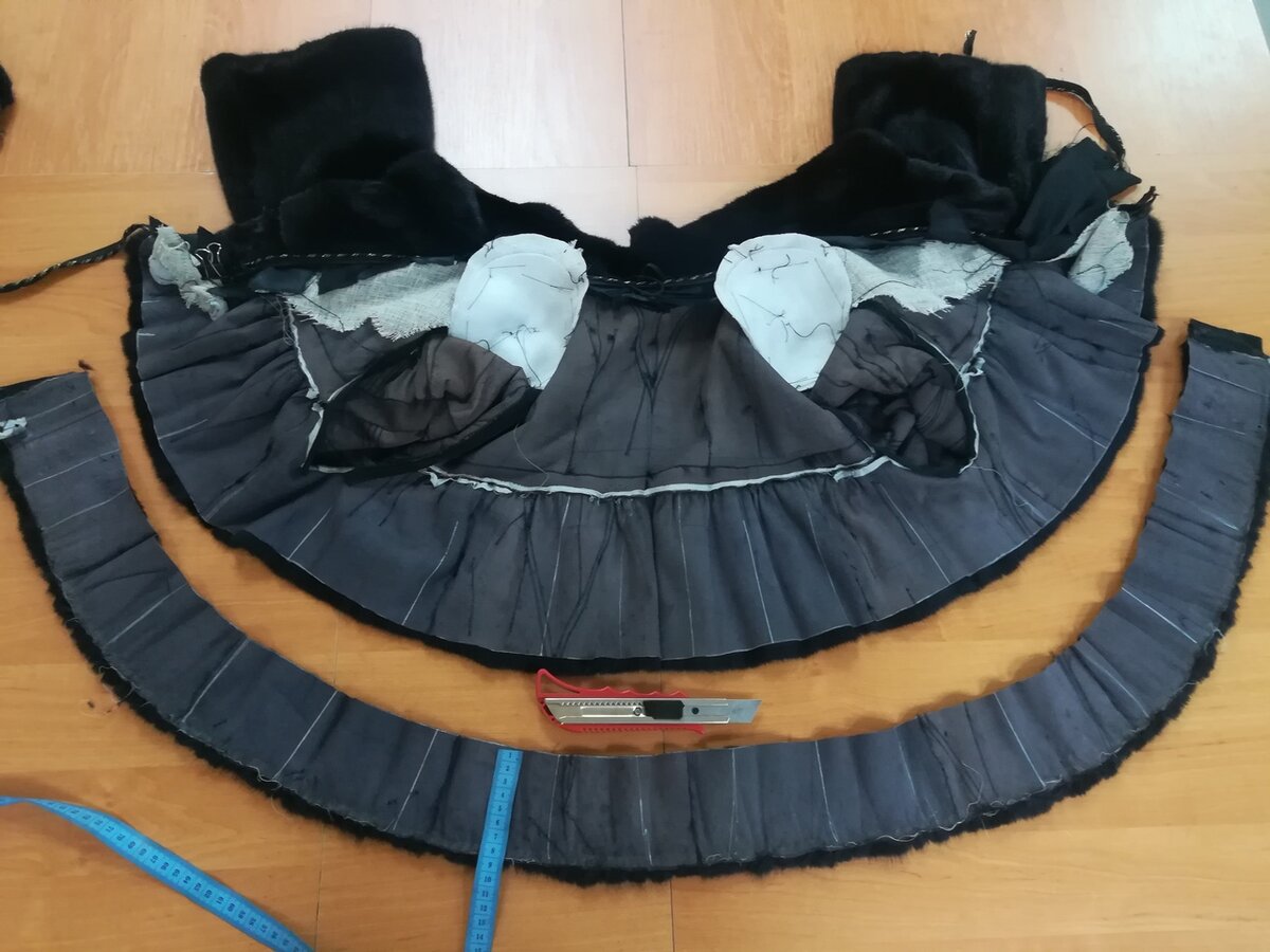 Сумка из кусочков меха в комплект к норковой куртке. Ателье Ирины Берзиной. (смотри галерею).