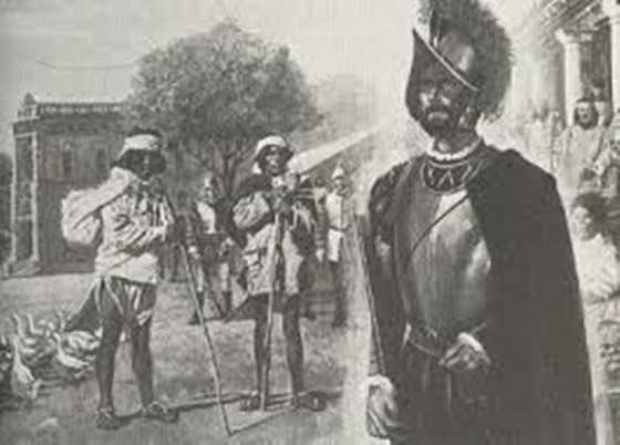 Филиппинский солдат в средние века 
