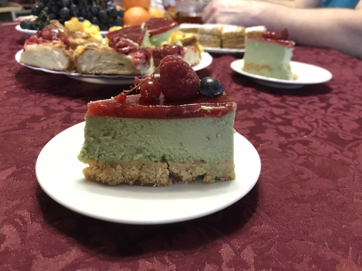Wie oft isst du solche leckere Torte? Как часто ты ешь такой  аппетитный торт?