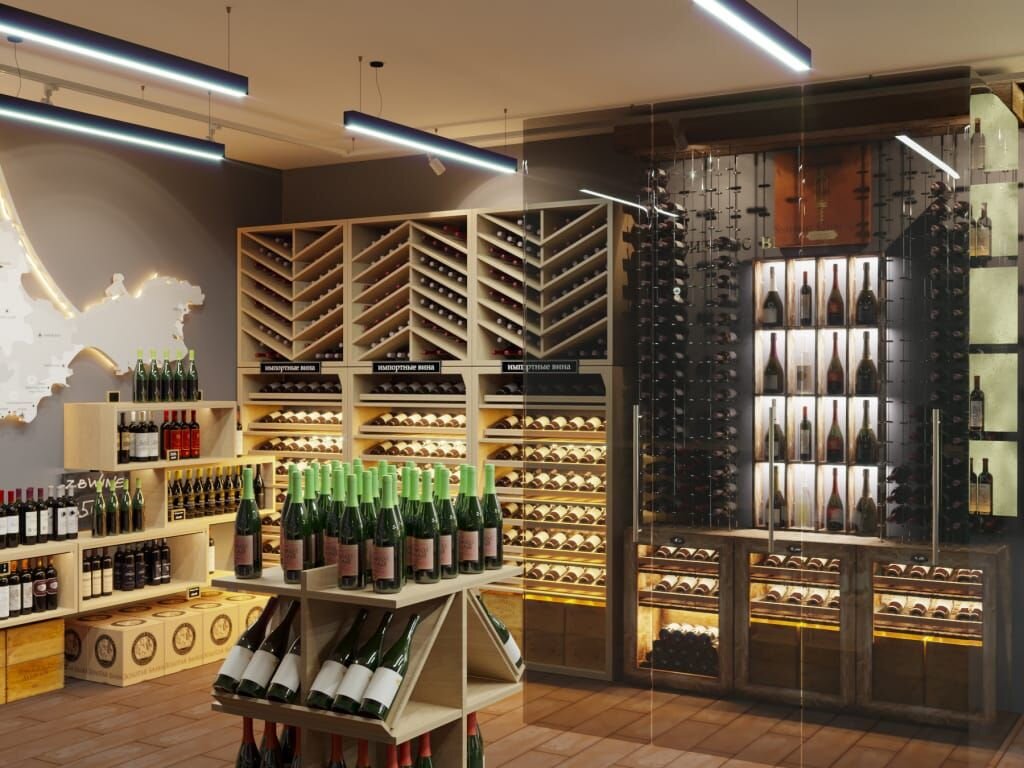 Фото винного магазина
