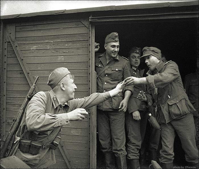 Немцы-военнопленные (Фото из сети)