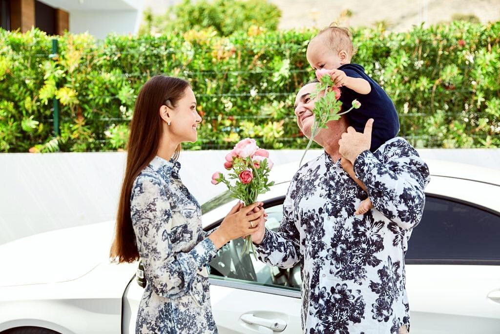 Анна, Рушель и Александр Блаво