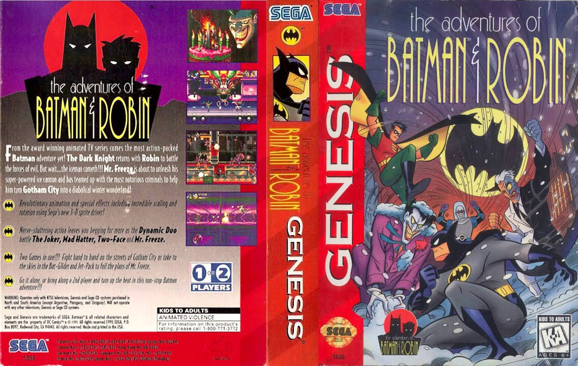 The adventures of batman clearance and robin sega cd