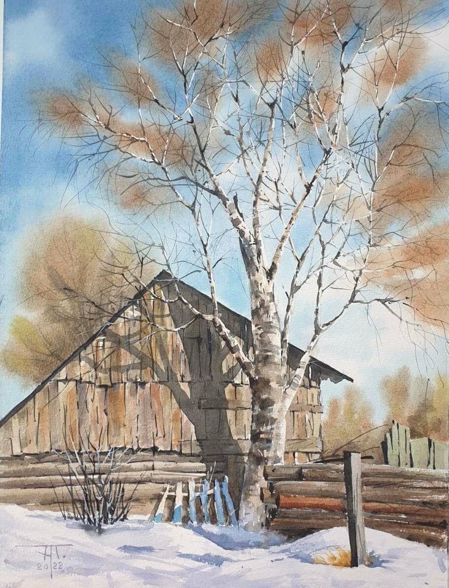 Художник Алексей Пелевин. Далее в галерее уроки, которые были бесплатно представлены на сайте и в соцсетях Энтеркласс.