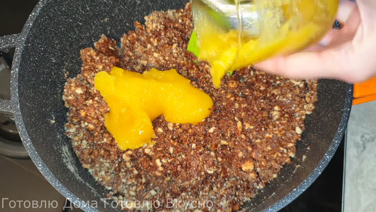 Медовый пирог с орехами — рецепт с фото и видео
