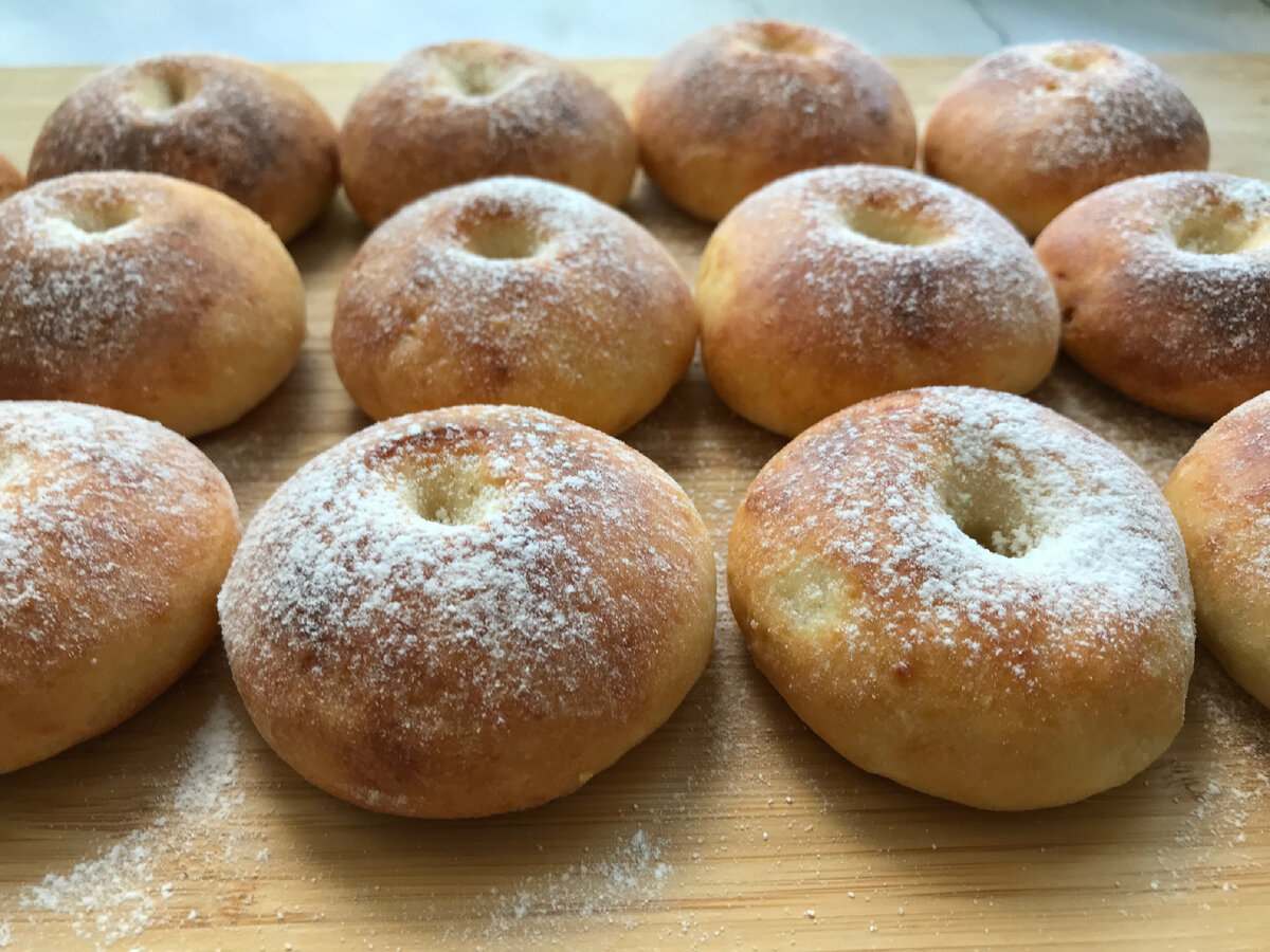 Без жарки и возни! Быстрые творожные пончики 🍩 в духовке! Без дрожжей! |  Кухня без слов | Дзен