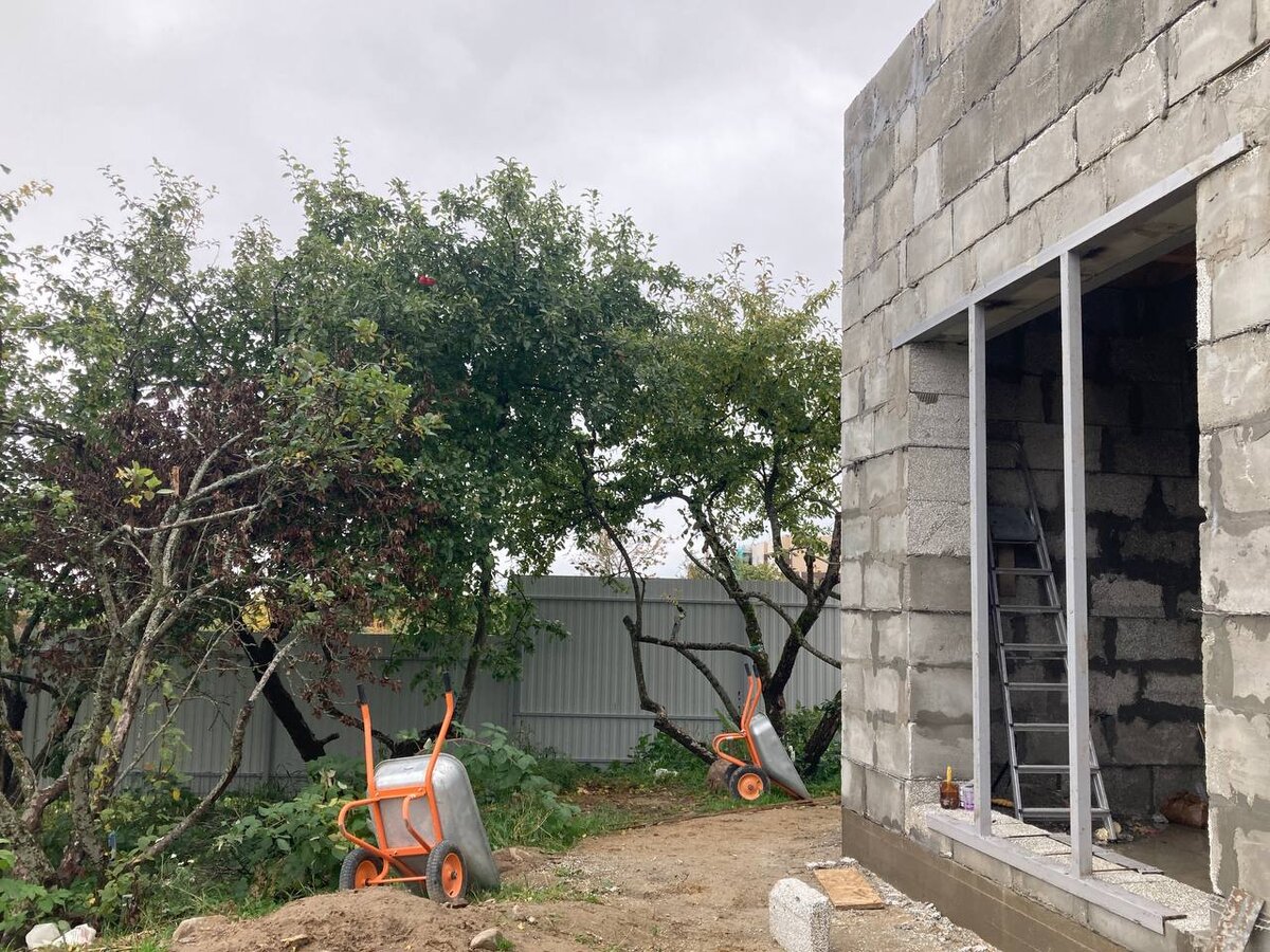 Так волнительно видеть дом, который в голове, обретающим реальные очертания