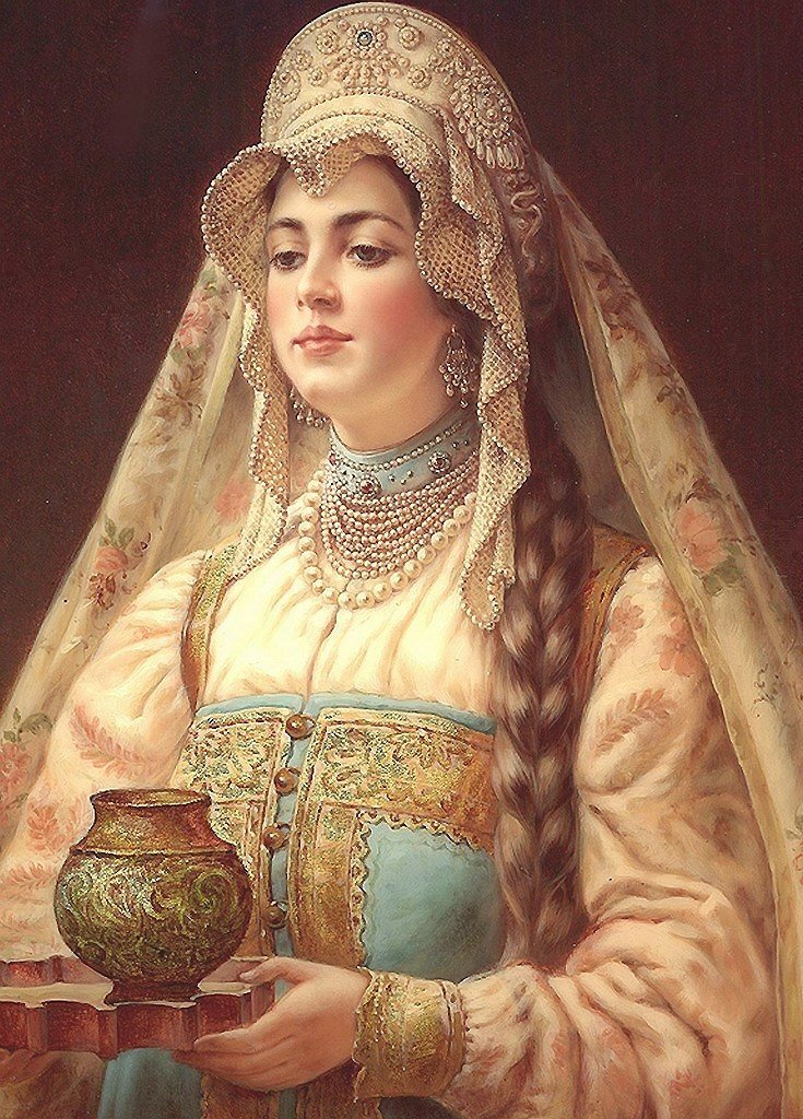 Аргунов. Девушка в кокошнике