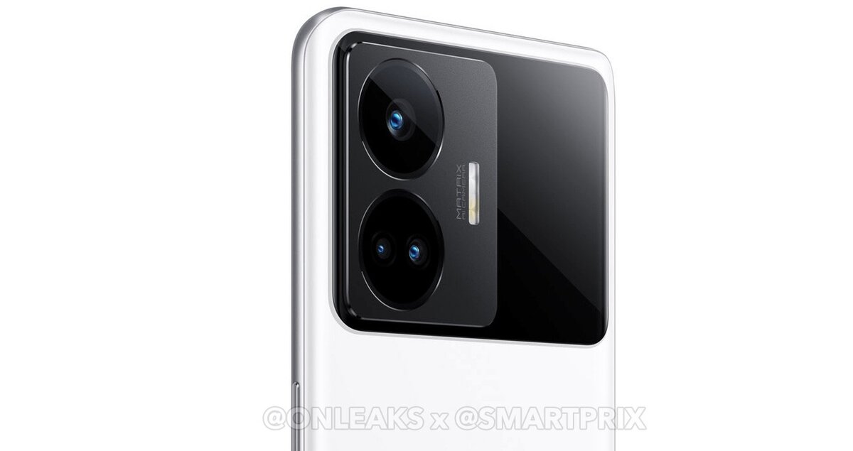 Графика модуля камер смартфона Realme GT Neo 5 (фото: OnLeaks/Smartprix)