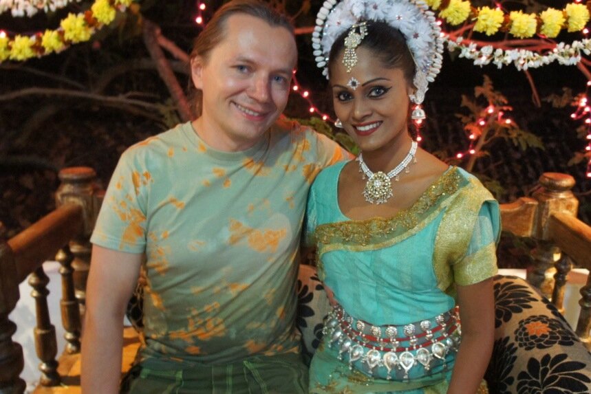 Русский мужчина и индианка