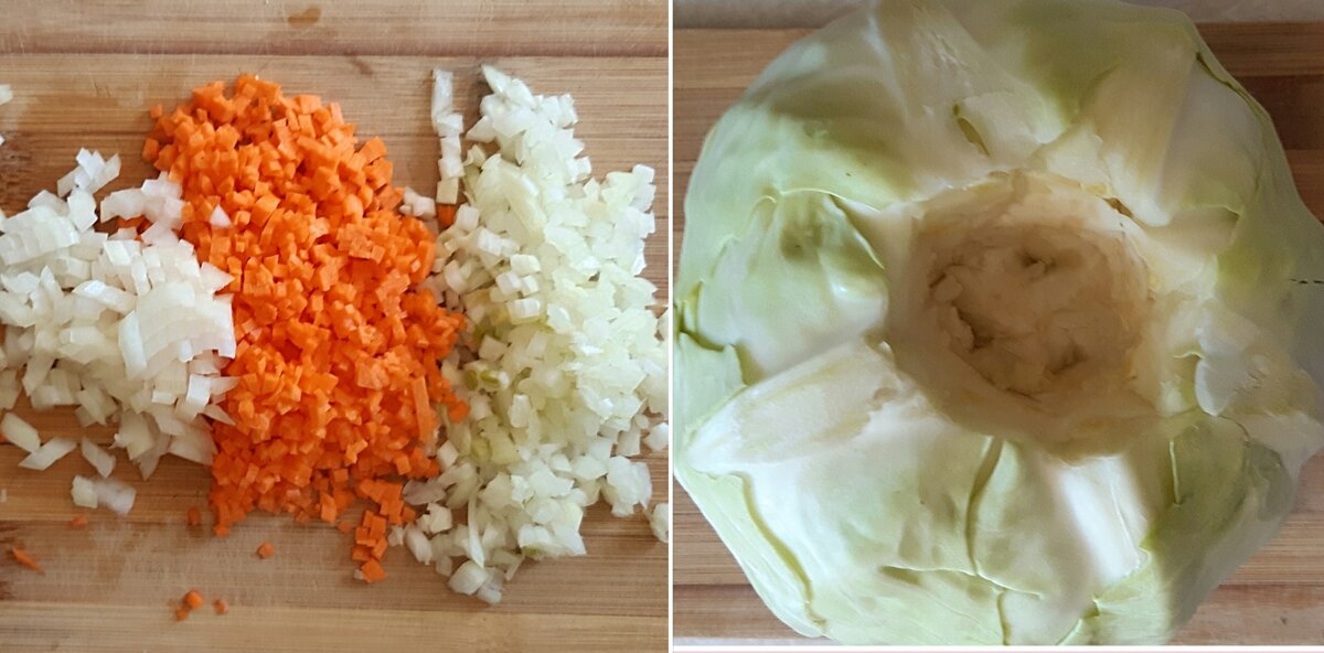 Со студенческих времен еще помнила о том, что кочерыгу нужно вырезать для легкого снятия листьев.