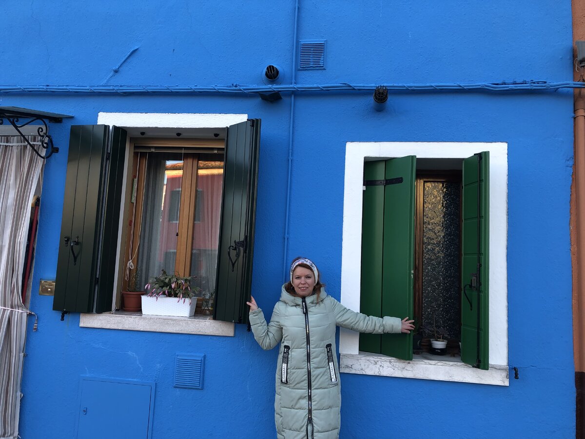 Италия . Венеция. Бурано.