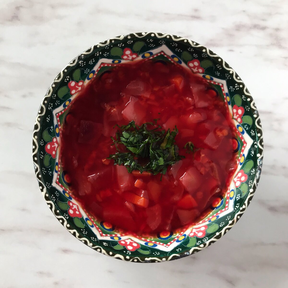 Борщ с фасолью