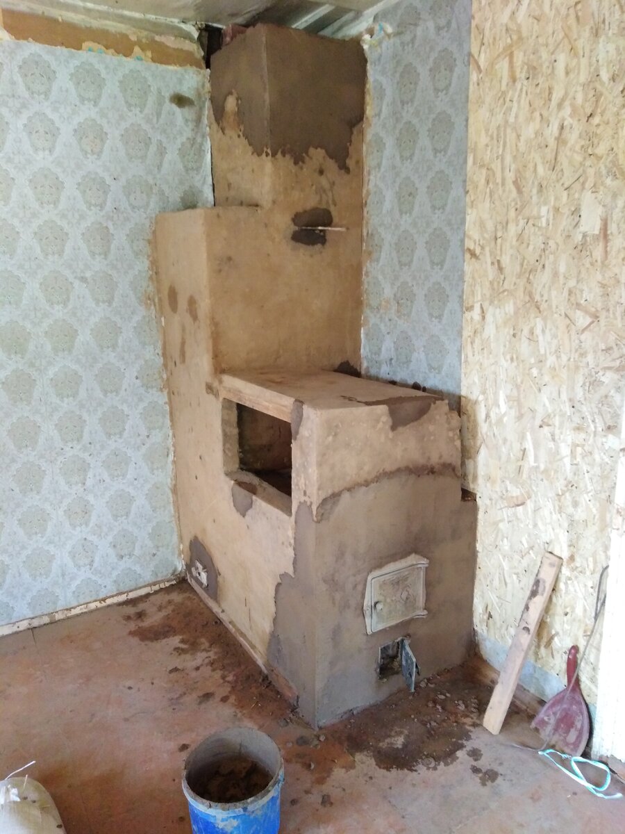 Печь после ремонта.