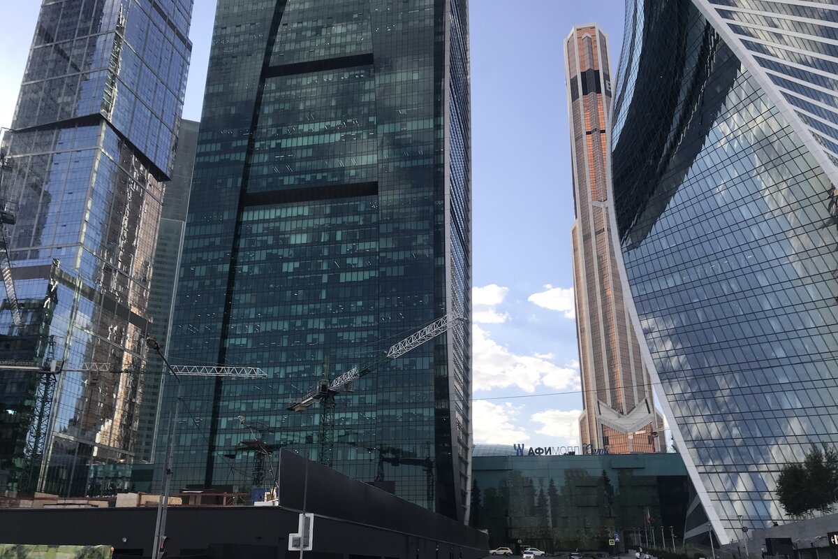 Башни "Москвы-Сити".