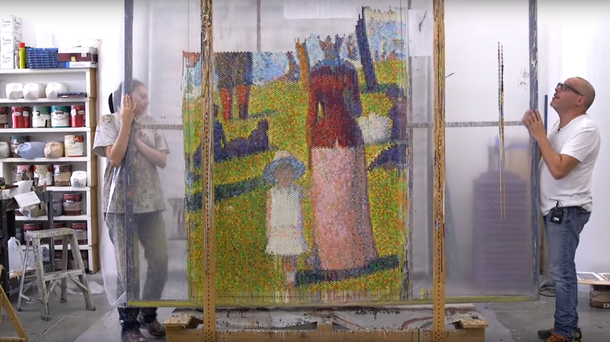 Процесс создания картины