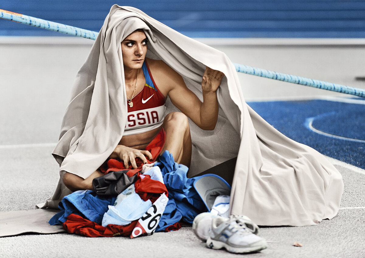 Елена Исинбаева одеяло