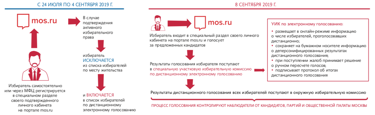 Как проходило электронное голосование на выборах в Мосгордуму 2019 года 
Источник: Ведомости