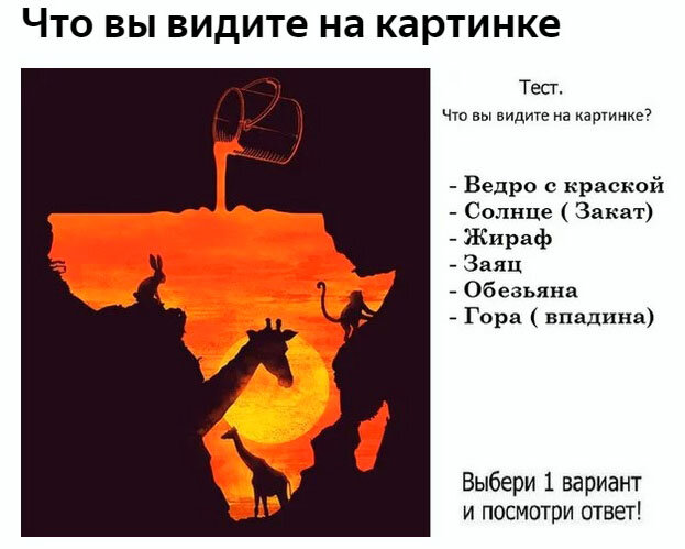 Тест на фобии с картинками
