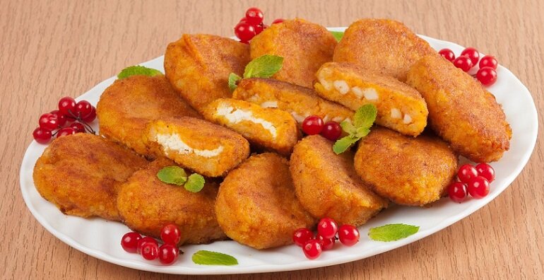 Морковно-творожные котлеты