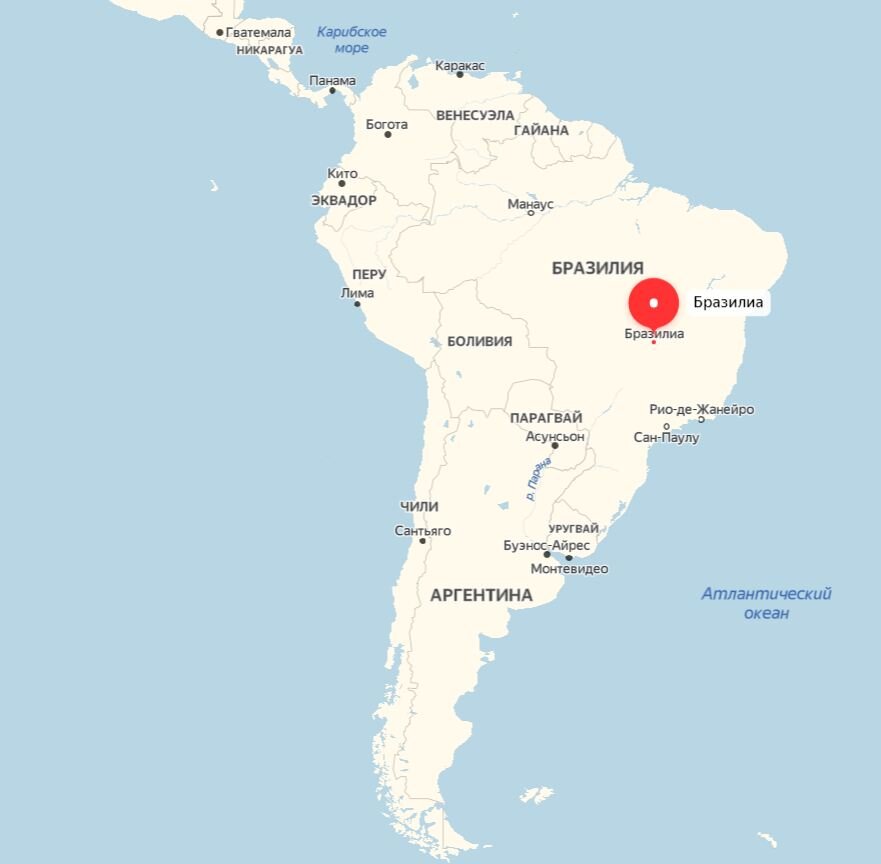 Сан паулу на карте
