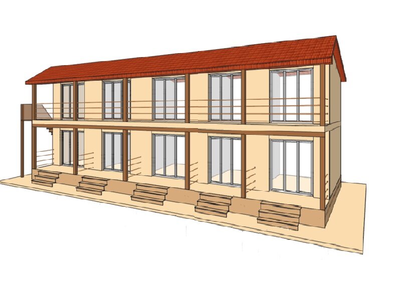 Сборная гостиница на 10 номеров. Комплект ЕВРО 173
