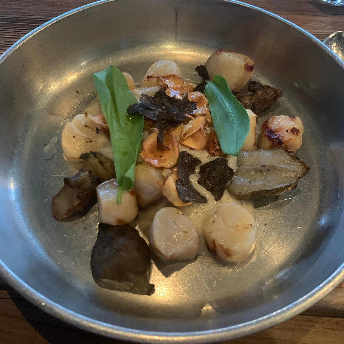 Гребешок, топинамбур, трюфель