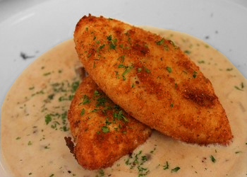 Рыбные зразы с грибами по-сибирски.