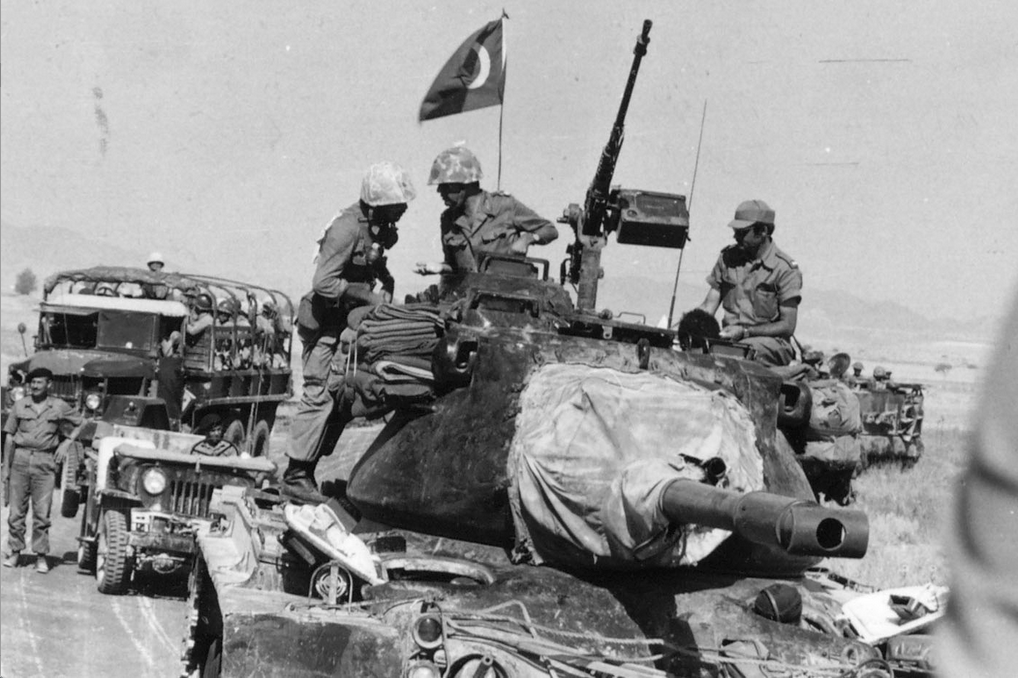 Танк "Паттон" турецкой армии на Кипре 1974 год