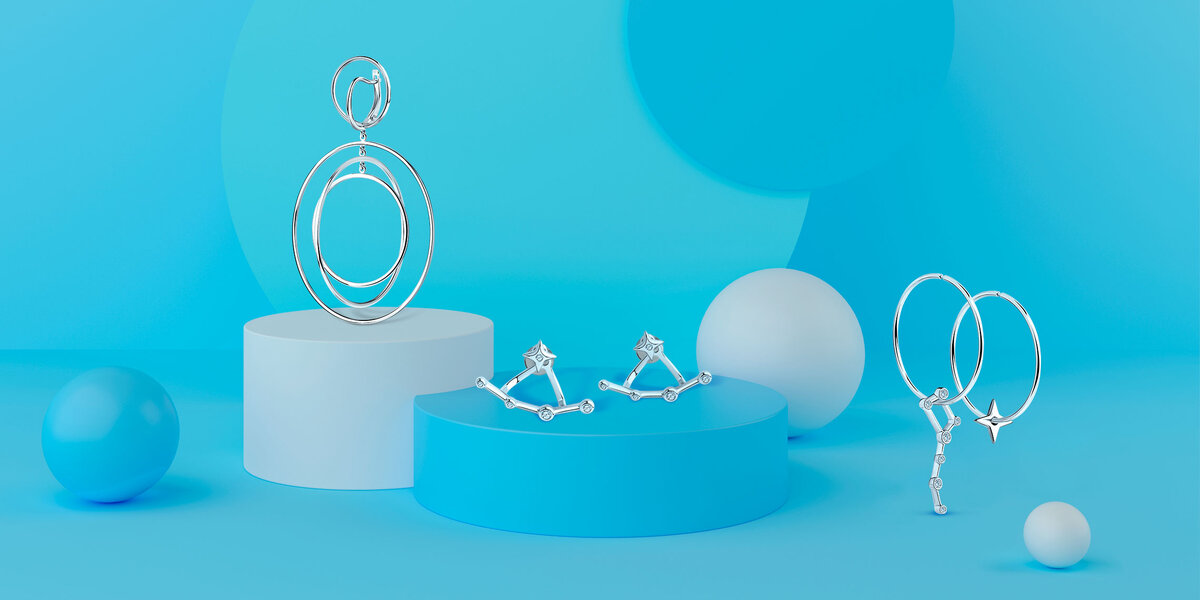 Виды необычных серёг