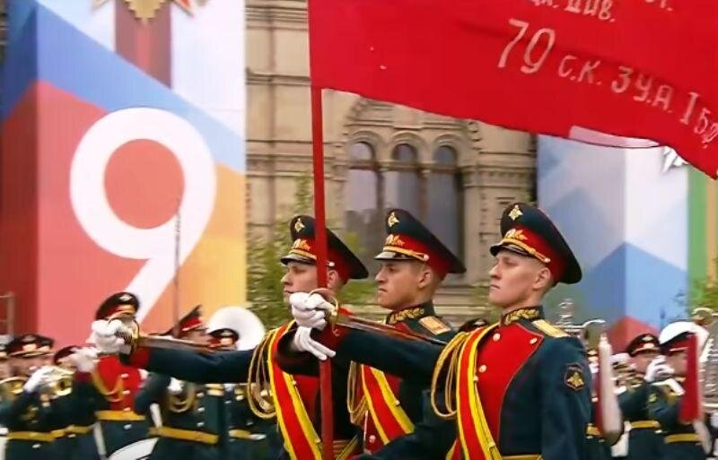 Парад Победы 9 мая 2019 года. Скриншот видео YouTube
