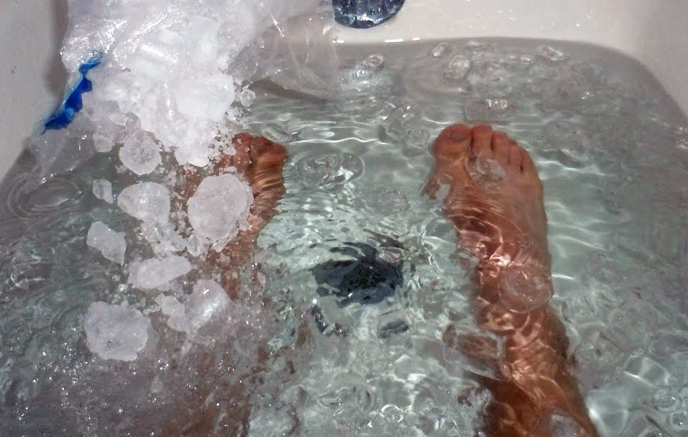 Принимаете холодную ванну после тренировок?