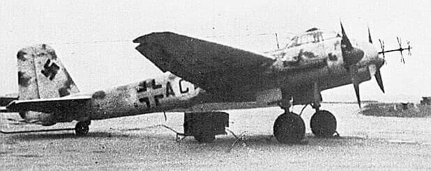 Ju 88G-6 с FuG220 и антенной Morgenstern