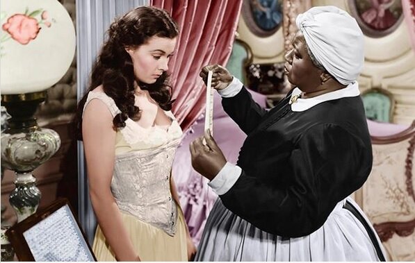 Принтскрин кадра фильма "Унесенные ветром" в посте Татьяны Навки (@tatiana_navka)