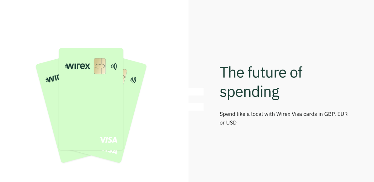 Скриншот с сайта https://wirexapp.com/