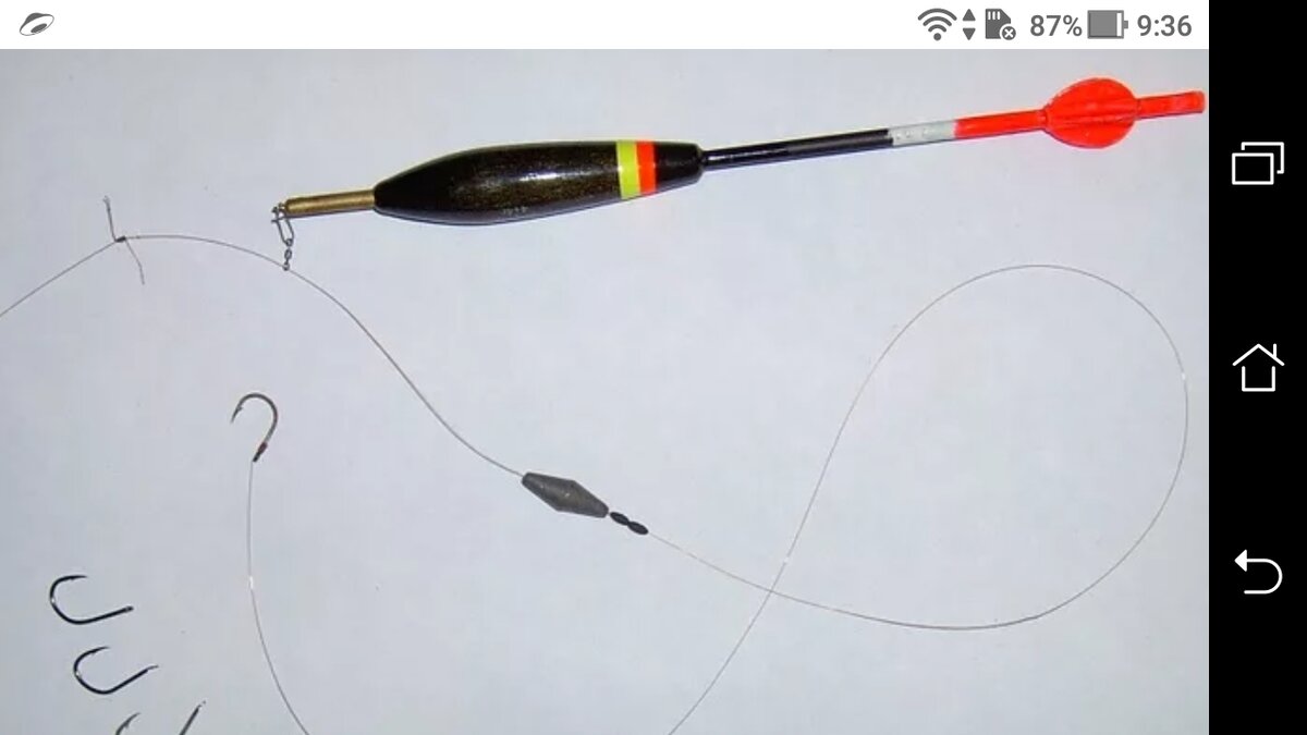 фото Как заменить грузило на удочке, если порвется леска