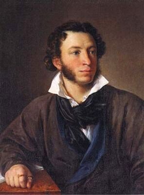 Александр Сергеевич Пушкин. 1827г. Художник: Василий Тропинин. Общественное достояние.