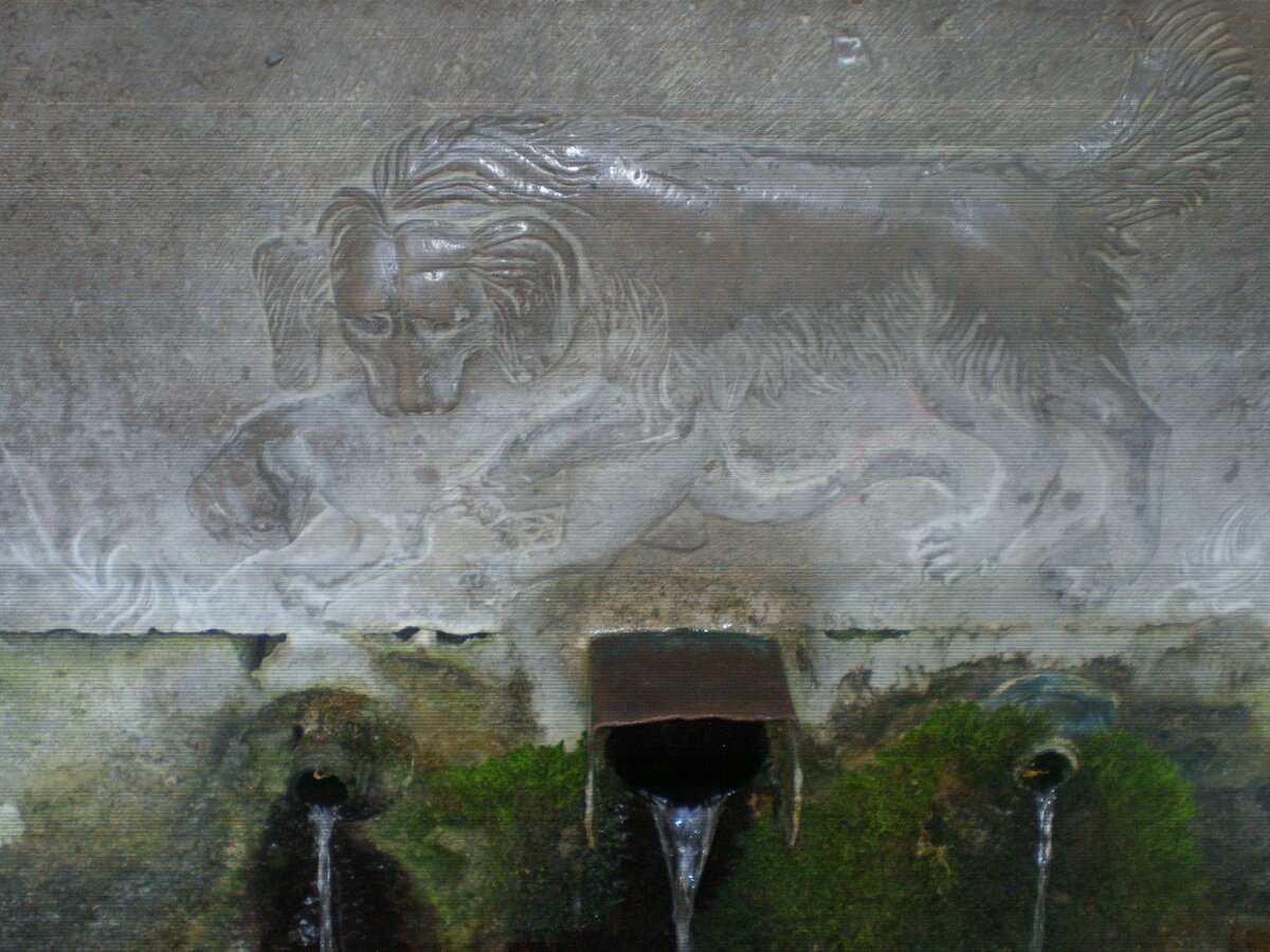 Пристенный фонтан "Трильби"(фото автора)